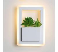 HYHJYMG Lumière Murale européenne en Acrylique Chambre à Lampe lampadaire Simple Lampe à Puce à Puce à LED carrée Moderne - Personnalité du Couloir du Couloir du Couloir Lampe Murale à LED, éclairage