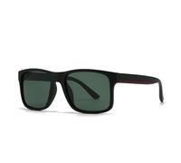 HYHJYMG Lunettes de soleil modernes à monture de style tendance pour hommes, Vert, Taille unique