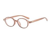 HYHJYMG Lunettes de soleil vintage à monture ovale tendance rétro Lunettes de soleil UV400 nuances lunettes femmes lunettes femme, Thé blanc, Taille unique