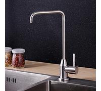 HYHJYMG Mont à Montage Mural robinets de Cuisine, cuivre pour lavabo à lavabo de Cuisine, Rotatif Chaud et Froid, Chrome Commercial b