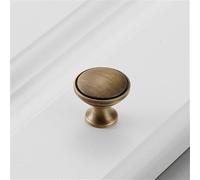 HYHJYMG Poignée de Porte d'armoire de Meuble Solide en cuivre Pur Vintage poignée monotrou en Laiton poignée de tiroir de Garde-Robe de Style Chinois Antique, Laiton vintage5119, S, Chine