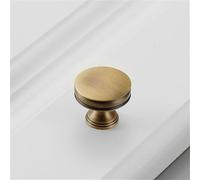 HYHJYMG Poignée de Porte d'armoire de Meuble Solide en cuivre Pur Vintage poignée monotrou en Laiton poignée de tiroir de Garde-Robe de Style Chinois Antique, Laiton vintage5119, S, Chine