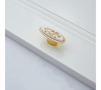 HYHJYMG Poignée en céramique de Fleur d'or européenne Moderne Simple Armoire Armoire Porte Bouton Armoire Classique Antique Tire matériel, 701,96 MM GP