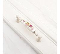 HYHJYMG Poignée en céramique de Fleur d'or européenne Moderne Simple Armoire Armoire Porte Bouton Armoire Classique Antique Tire matériel, 702,96 MM DG