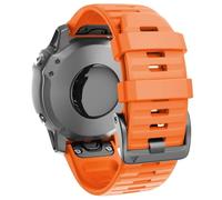 HYHJYMG Pour Fenix 8 / 6x / 7x Band 26 mm Soft-fit Soft Silicone Watch Band Remplacement pour FENIX 5X / FENIX 5X Plus/FENIX 3 / FENIX 6X PRO/DESCENCE MK2I Smartwatches