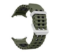 HYHJYMG Slicon Silicone pour Samsung Watch Ultra 47 mm Bracelet sans lacunes Sport Band Two-Tone pour Galaxy 7 Ultra Watchband Stracles