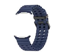 HYHJYMG Slicon Silicone pour Samsung Watch Ultra 47 mm Bracelet sans lacunes Sport Band Two-Tone pour Galaxy 7 Ultra Watchband Stracles