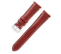 HYHJYMG Véritable Sangle en Cuir Accessoires de Montre Band de montée pour la Gueule de Montre (A, 24 mm)