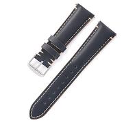 HYHJYMG Véritable Sangle en Cuir Accessoires de Montre Band de montée pour la Gueule de Montre (A, 24 mm)