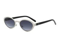 HYHJYMG Vintage Metal Women's Small Oval Sunglasses Ovales UV400 Fashion Shades avec Protection UV