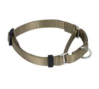 Hyhug Collier Petit Chien: Réglable Nylon Solide Collier martingala pour Chien (Vert Militaire,S)