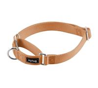 Hyhug Martingale Collier pour chien en nylon résistant et anti-traction Idéal pour l'entraînement et les promenades quotidiennes Marron Taille L