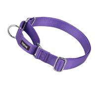 Hyhug Martingale Collier pour chien en nylon résistant et durable, anti-traction, idéal pour l'entraînement et les promenades quotidiennes Violet Taille XL