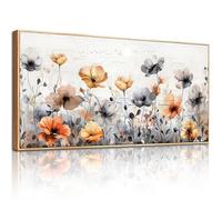 hyidecorart Tableau Decoration Murale Grand, 50x100 cm Nature Paysage Fleurs Cadre Decoration Maison, Impression sur Toile Paysage pour Salon Chambre Bureau Salle