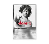 HYIFS Poster d'album de musique The Very Best of The Doors. Poster sur toile pour décoration de chambre à coucher, bureau, chambre, cadeau, 60 x 90 cm