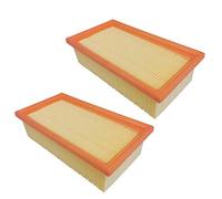 HYJ Lot de 2 filtres extracteur de poussière pour Kärcher K2000E, K2000TE, K3500E, K3501, NT351 Eco, NT14/1, NT351 Profi, NT 14/1 Eco, NT 14/1 Eco Advanced