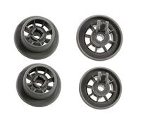 HYJ Rouleau de lave-vaisselle en polypropylène (PP) pour Whirlpool, Facile à déplacer, Installation facile, Lot de 4 grandes roues inférieures pour panier de lave-vaisselle Whirlpool 37 mm