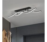 HYJAUSXB Plafonnier LED à intensité Variable, Design créatif ondulé, idéal pour Un Couloir, Un Restaurant, Une entrée ou Un vestiaire, fabriqué en Chine