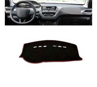 HYJHS Tapis de Tableau Bord pour Peugeot 2014-2016 2008, Protection Solaire, Antidérapant, Noir, Large, Matériaux synthétiques de haute qualité