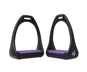 hyjump Compositi Reflex Étrier Fers, adultes 12,1cm anti-chocs, Violet