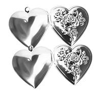 HYJYGM Lot de 2 médaillons pour photos et souvenirs personnels