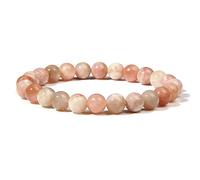 HYJYGM Natural Tiger Eye & Lapis Lazuli Beads Bracelet, Botswana Agate - 8mm