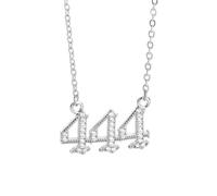 HYJYGX Pendant de Nombres d'Anges en Acier Inoxydable Poignée Elegant Couple