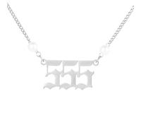 HYJYGX Pendent d'ange en Acier Inoxydable élégant avec chaîne de Nombre d'âge