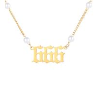 HYJYGX Pendent d'ange en Acier Inoxydable élégant avec chaîne de Nombre d'âge