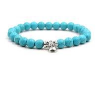 HYJYGX per perlé Naturel, 8 mm Stone Womens Stretch S Bijoux 19cm
