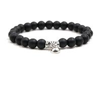 HYJYGX per perlé Naturel, 8 mm Stone Womens Stretch s Bijoux 19cm