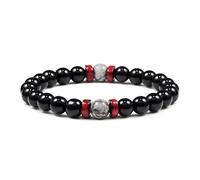 HYJYGX Stone Natural Volcanic Rock Men Councorlian Tiger Eye Beads S Balance de guérison Bangles Femmes Yoga