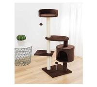 HYKJCSS Arbre A Chat Arbre À Chat À Plusieurs Niveaux, Meubles De Tour De Chat De Centre D'activité avec Griffoirs Recouverts De Sisal Cave À Chat Spacieuse pour Chats Mobilier pour Chats(112cm)