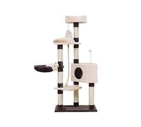 HYKJCSS Arbre A Chat Arbre À Chat À Plusieurs Niveaux, Meubles De Tour De Chat De Centre D'activité avec Griffoirs Recouverts De Sisal Cave À Chat Spacieuse pour Chats Mobilier pour Chats(139cm)