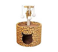 HYKJCSS Arbre A Chat Arbre À Chat Chat Griffoir Condo Peluche Chaton Activité avec Griffoirs Maison De Jeu pour Animaux De Compagnie Mobilier pour Chats