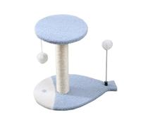 HYKJCSS Arbre A Chat Arbre À Chat en Forme De Poisson pour Chats D'intérieur, Tour À Chat avec Boule Suspendue pour Perchoir À Gratter Mobilier pour Chats