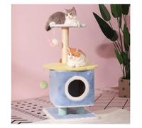 HYKJCSS Arbre A Chat Arbre à Chat Mignon pour Chats d'intérieur, poteaux à gratter en Sisal, Support Confortable, Dessus rembourré Robuste Mobilier pour Chats(58 * 40 * 80cm)