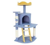 HYKJCSS Arbre A Chat Arbre À Chat Tour À Plusieurs Niveaux pour Chats D'intérieur, Perchoirs en Peluche Élargis avec Grattage Mobilier pour Chats
