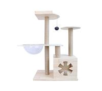HYKJCSS Arbre A Chat Arbre À Grimper for Chat avec Griffoirs en Sisal Et Plate-Forme De Saut Condo for Chat avec Balle Pendante Et Nid De Capsule Spatiale Mobilier pour Chats