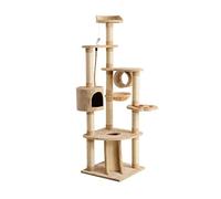 HYKJCSS Arbre A Chat Arbre d'escalade for Chat Arbre À Chat Multi-Niveaux Condo Tour De Chat avec Souris Pendantes Jouets, Échelles, Poteaux À Gratter Mobilier pour Chats