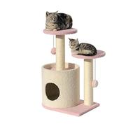 HYKJCSS Arbre A Chat Cadre d'escalade pour Chat Arbre À Chat en Peluche Plate-Forme De Saut pour Chat Litière pour Chat Tour pour Chat Meubles pour Chat avec Griffoirs en Sisal Mobilier pour Chats