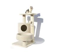 HYKJCSS Arbre A Chat Cadre d'escalade pour Chat Arbre À Tour pour Chat Meubles pour Chat Simples Poteau À Gratter pour Chat en Sisal Mobilier pour Chats(E)