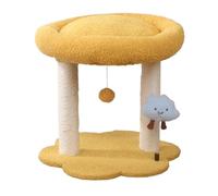 HYKJCSS Arbre A Chat Cadre d'escalade pour Chat, Poste à gratter, Fournitures pour Animaux de Compagnie, Tour pour Chats d'intérieur Mobilier pour Chats(Yellow)