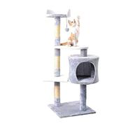 HYKJCSS Arbre A Chat Plate-Forme De Saut pour Chat Poteau De Saisie Arbre À Chat en Peluche Cadre d'escalade pour Chat Corde De Sisal Planche À Griffes De Chat Mobilier pour Chats