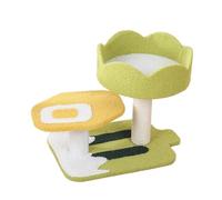 HYKJCSS Arbre A Chat Tour De Chat Mignonne pour Chats D'intérieur, Poteau À Gratter en Sisal avec Plate-Forme De Saut Mobilier pour Chats(45 * 31 * 38cm)
