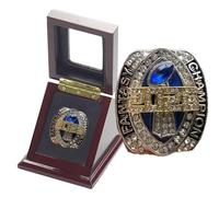 HYKJSHED Anneaux de Football Fantasy 2026, Anneaux de Championnat à Collectionner for la fête des pères(Black,8)