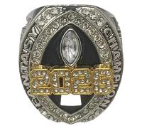 HYKJSHED Bague de Championnat de Football américain Fantasy 2026 - Coffret de Collection for la fête des pères(Black,8)