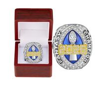 HYKJSHED Bagues de Football américain Fantasy 2026 - Objets de Collection for la fête des pères - Bagues de Championnat - Souvenirs for Les Fans(White,14)