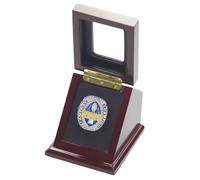 HYKJSHED Bagues de Football américain Fantasy 2026 - Objets de Collection for la fête des pères - Bagues de Championnat - Souvenirs for Les Fans(Black,11)