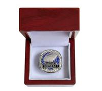 HYKJSHED Coffret Cadeau for trophée de Championnat de Bague de Championnat de Fantasy Football 2019 Coffret de présentation de Bague(8)